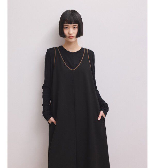 ADAM ET ROPE'「【WEB限定】バイカラーオールインワン」|オールインワン|