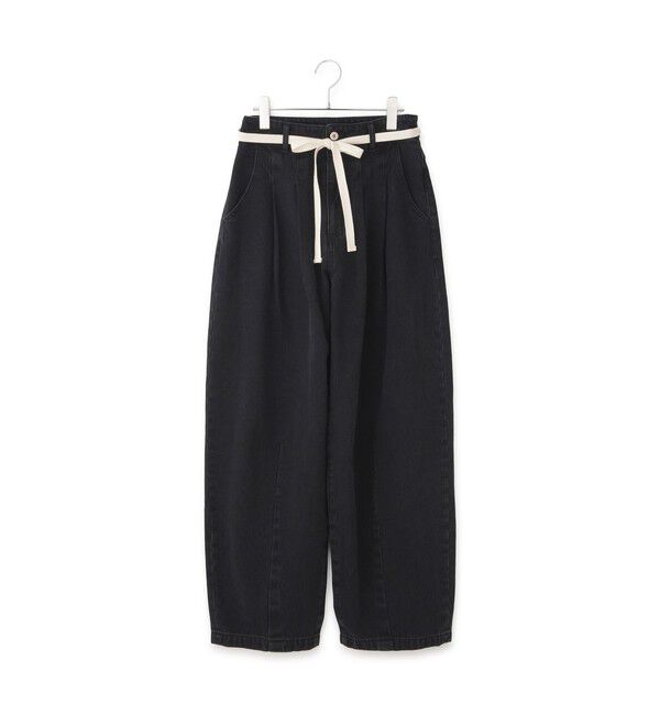 ADAM ET ROPE'「【WEB限定】2タックカーブデニムパンツ」|デニム|