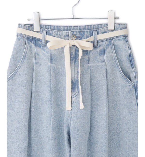 ADAM ET ROPE'「【WEB限定】2タックカーブデニムパンツ」|デニム|