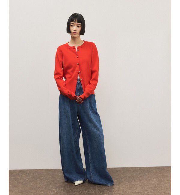 ADAM ET ROPE'「セレクトレングスコンパクトカーディガン/UV抑制/接触冷感」|カーディガン|