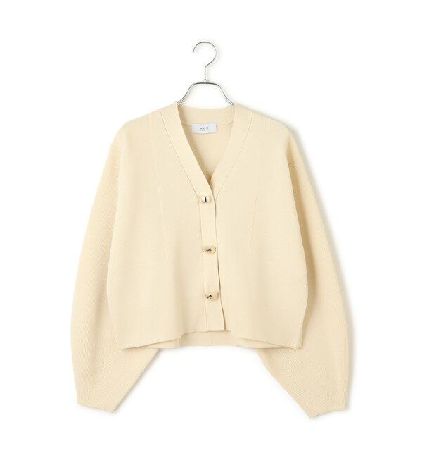 ADAM ET ROPE'「【WEB限定】・【サステナブル】セレクトネックカーディガン」|カーディガン|