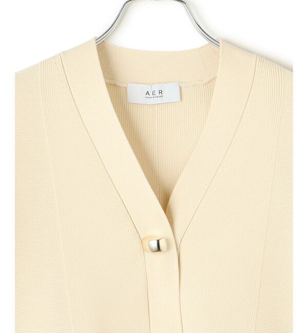 ADAM ET ROPE'「【WEB限定】・【サステナブル】セレクトネックカーディガン」|カーディガン|