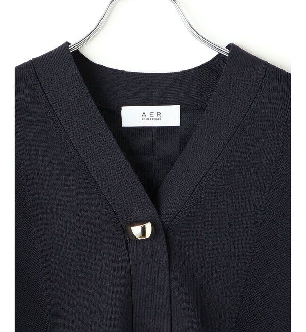 ADAM ET ROPE'「【WEB限定】・【サステナブル】セレクトネックカーディガン」|カーディガン|