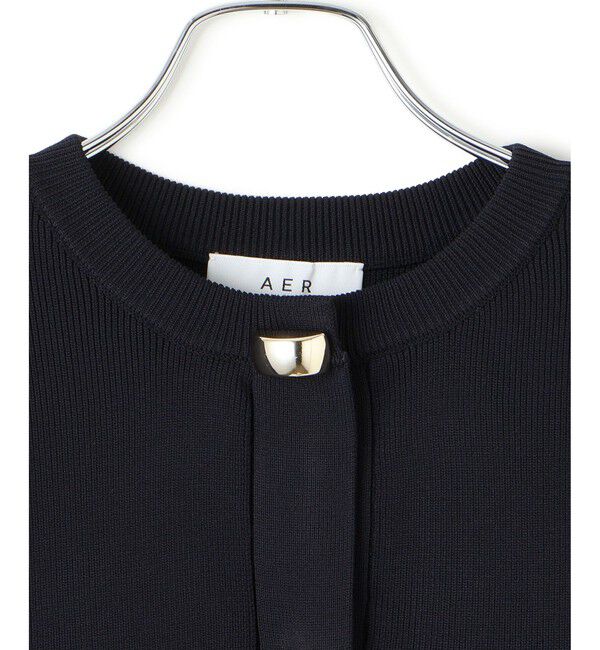 ADAM ET ROPE'「【WEB限定】・【サステナブル】セレクトネックカーディガン」|カーディガン|