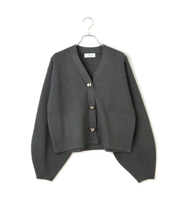 ADAM ET ROPE'「【WEB限定】・【サステナブル】セレクトネックカーディガン」|カーディガン|