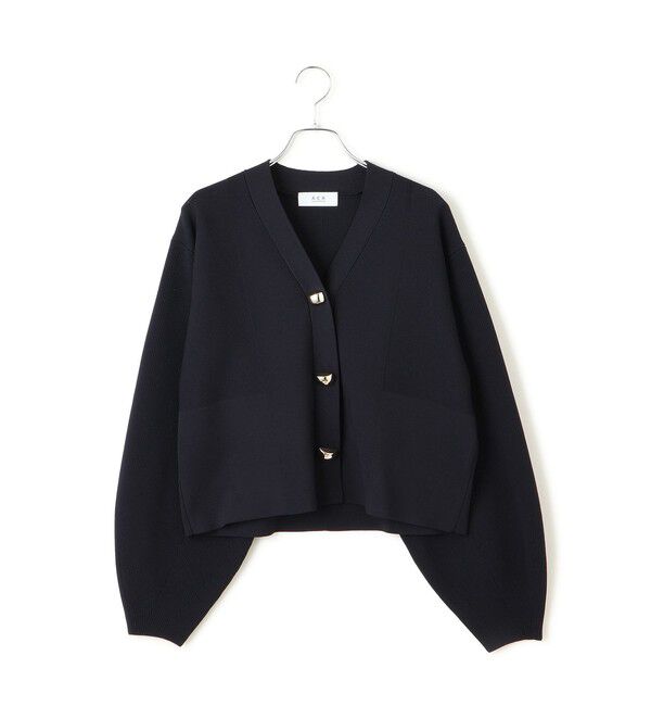 ADAM ET ROPE'「【WEB限定】・【サステナブル】セレクトネックカーディガン」|カーディガン|