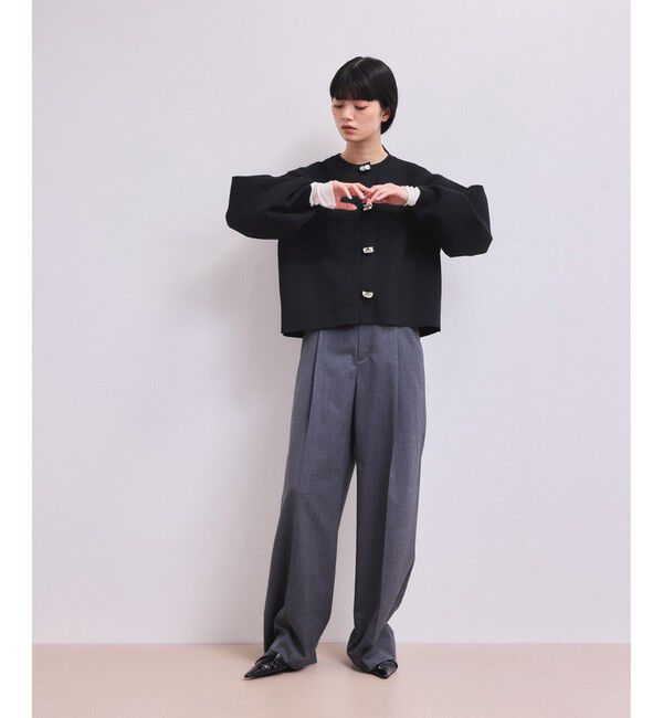 ADAM ET ROPE'「【WEB限定】・【サステナブル】セレクトネックカーディガン」|カーディガン|