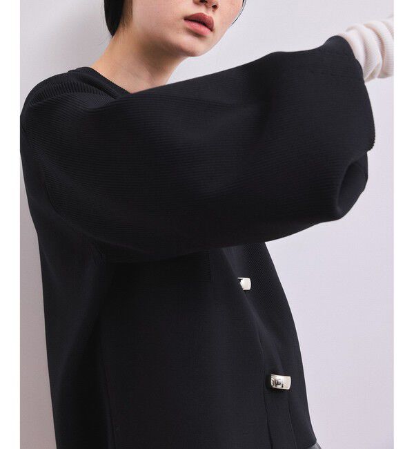 ADAM ET ROPE'「【WEB限定】・【サステナブル】セレクトネックカーディガン」|カーディガン|