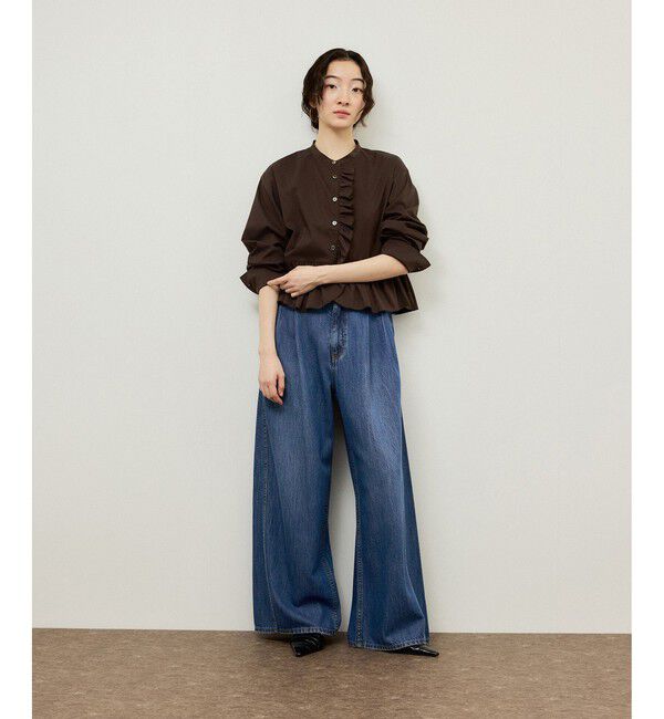 ADAM ET ROPE'「イージータックワイドデニム」|デニム|