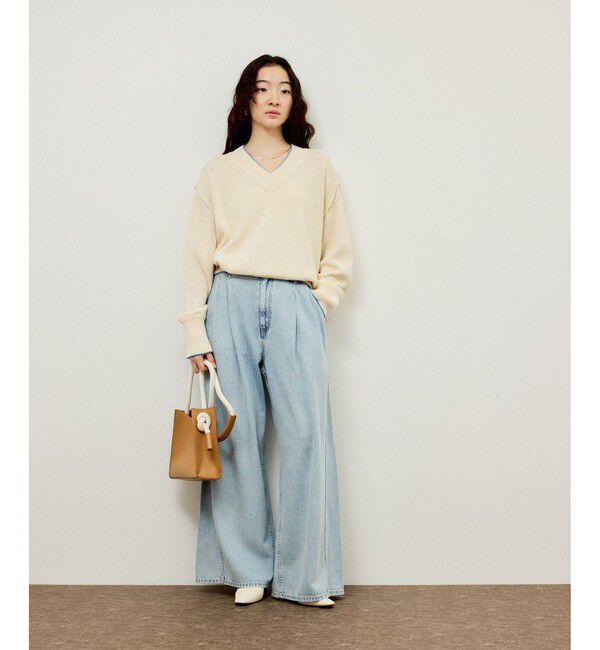 ADAM ET ROPE'「イージータックワイドデニム」|デニム|