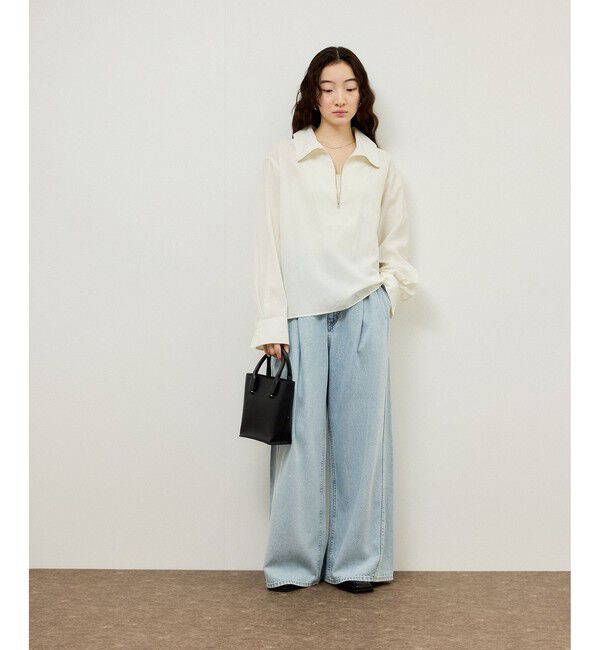 ADAM ET ROPE'「イージータックワイドデニム」|デニム|