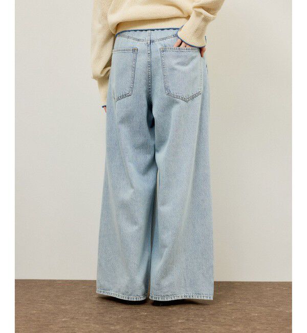 ADAM ET ROPE'「イージータックワイドデニム」|デニム|