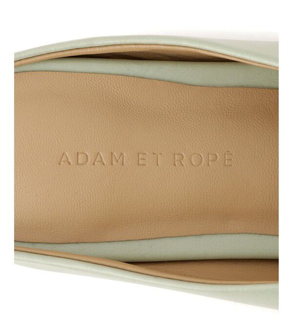 ADAM ET ROPE'「スクエアトゥカーブラインミュール」|サンダル|