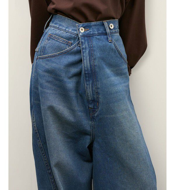 ADAM ET ROPE'「【サステナブル】2WAYデニムサロペット」|オールインワン|