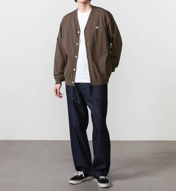 DANTON「DANTON | ジャージーニット Vネックカーディガン MEN」|ニット・セーター|
