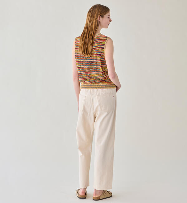 DANTON「DANTON | カラーデニム イージーパンツ WOMEN」|デニム|