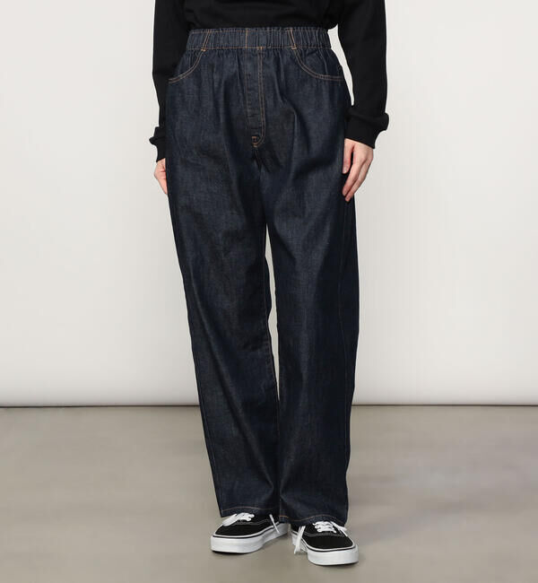 DANTON「DANTON | カラーデニム イージーパンツ WOMEN」|デニム|