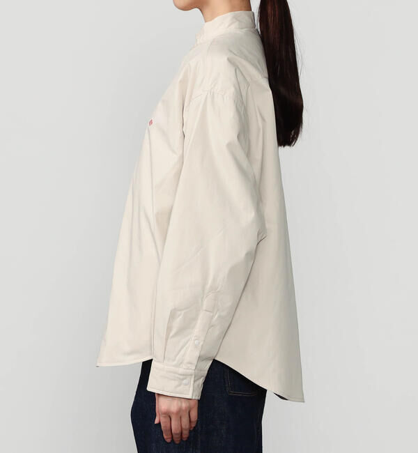 DANTON「DANTON | ポプリン 長袖シャツジャケット WOMEN」|ダウン|