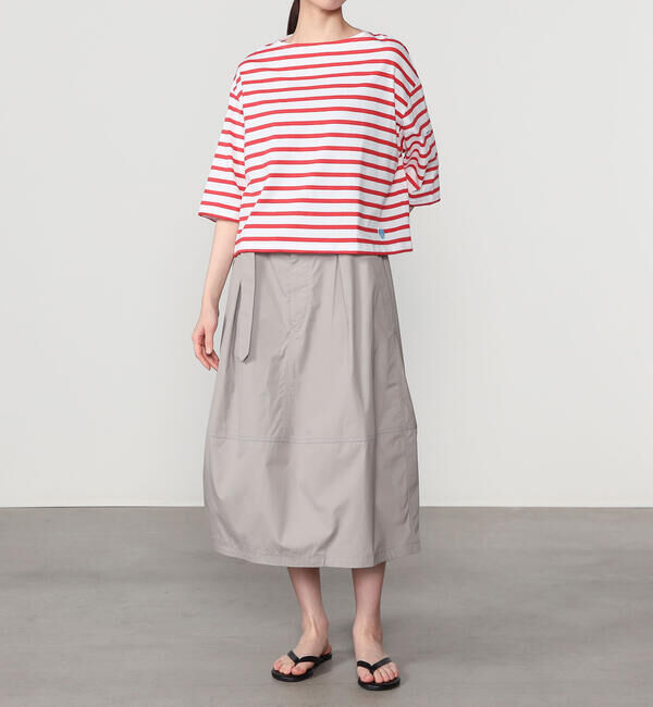 ORCIVAL「ORCIVAL | コットンレジェ ボートネック ボーダーTシャツ WOMEN」|Tシャツ・カットソー|