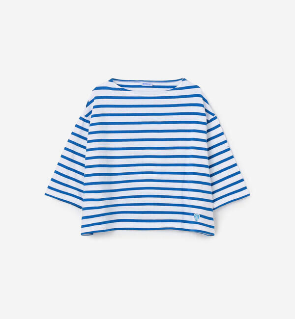 ORCIVAL「ORCIVAL | コットンレジェ ボートネック ボーダーTシャツ WOMEN」|Tシャツ・カットソー|