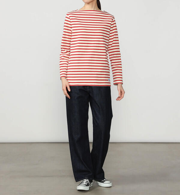 ORCIVAL「ORCIVAL | コットンロード ボートネック フレンチバスクTシャツ WOMEN」|Tシャツ・カットソー|