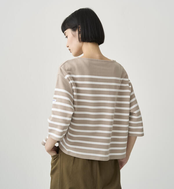 ORCIVAL「ORCIVAL | ラッセル ボートネック5分袖Tシャツ WOMEN」|Tシャツ・カットソー|