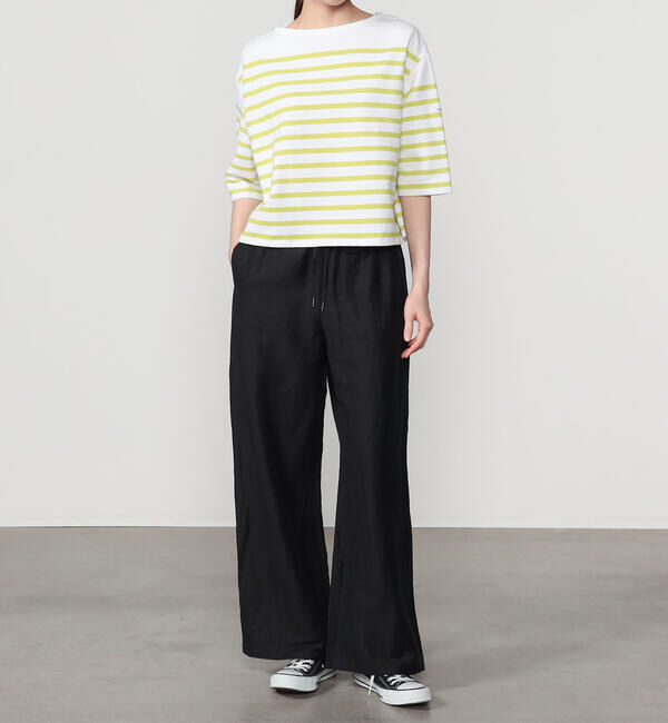 ORCIVAL「ORCIVAL | ラッセル ボートネック5分袖Tシャツ WOMEN」|Tシャツ・カットソー|