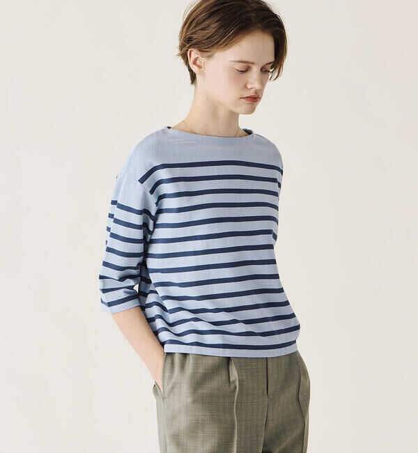 ORCIVAL「ORCIVAL | ラッセル ボートネック5分袖Tシャツ WOMEN」|Tシャツ・カットソー|