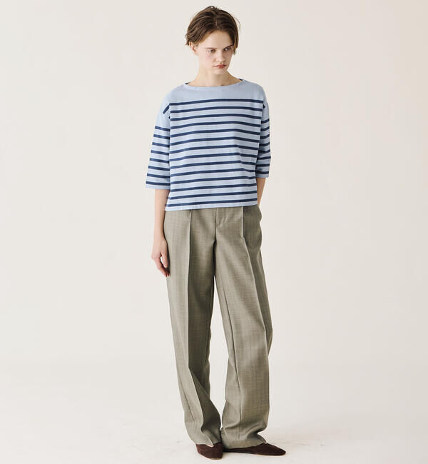 ORCIVAL「ORCIVAL | ラッセル ボートネック5分袖Tシャツ WOMEN」|Tシャツ・カットソー|