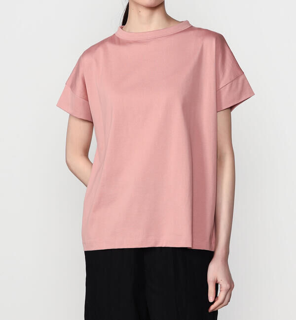 handvaerk「handvaerk | 60/2 ボトルネックTシャツ WOMEN」|Tシャツ・カットソー|