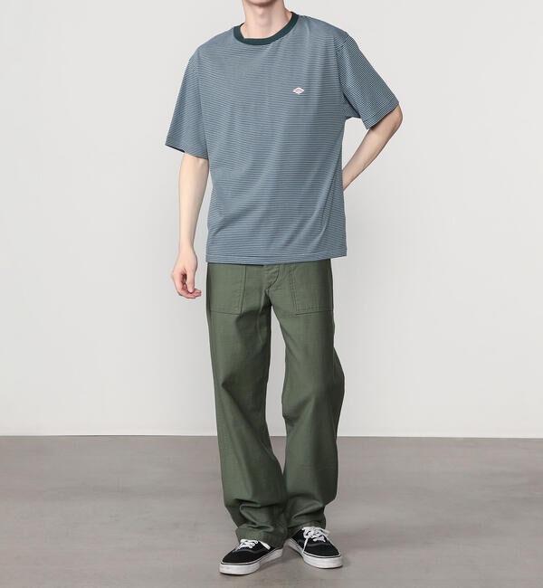 DANTON「DANTON | ボーダー クルーネックTシャツ MEN」|Tシャツ・カットソー|
