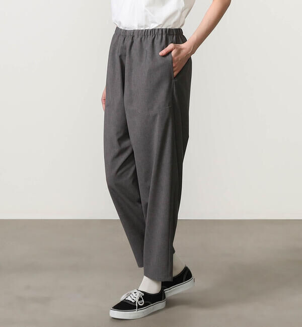 DANTON「DANTON | ウールライクポリエステル イージーパンツ WOMEN」|チノ|
