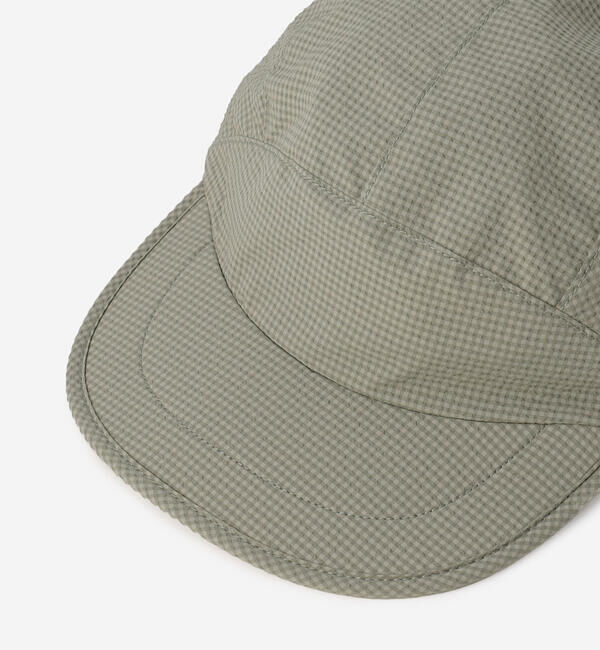 ORCIVAL「ORCIVAL | サッカーギンガム ジェットキャップ UNISEX」|キャップ・キャスケット|