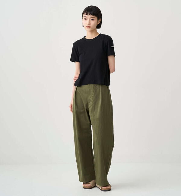 ORCIVAL「ORCIVAL | コットンナイロンツイル ワイドイージーパンツ WOMEN」|チノ|