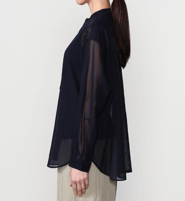 ORCIVAL「ORCIVAL | コットンボイル バンドカラーシャツ WOMEN」|シャツ・ブラウス|