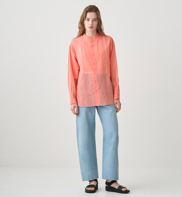 ORCIVAL「ORCIVAL | コットンボイル バンドカラーシャツ WOMEN」|シャツ・ブラウス|