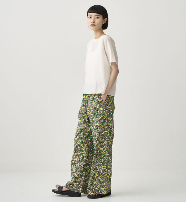 ORCIVAL「ORCIVAL | コットンポプリン プリントイージーパンツ WOMEN」|チノ|