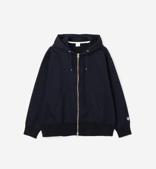 ORCIVAL「ORCIVAL | 裏毛 コットン フレンチテリージップフーディー MEN」|スウェット・ジャージ|DKNAVY