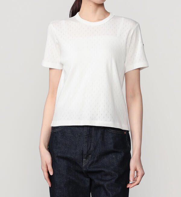 ORCIVAL「ORCIVAL | パターンメッシュ クルーネックTシャツ WOMEN」|Tシャツ・カットソー|OFFWHITE