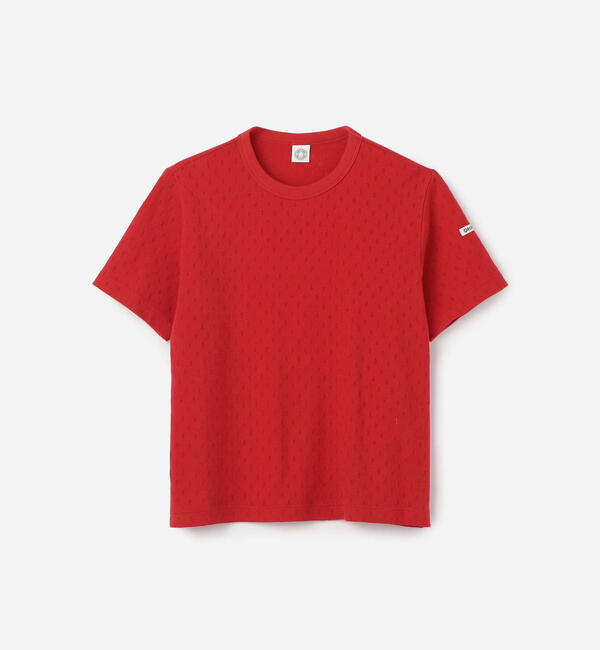 ORCIVAL「ORCIVAL | パターンメッシュ クルーネックTシャツ WOMEN」|Tシャツ・カットソー|