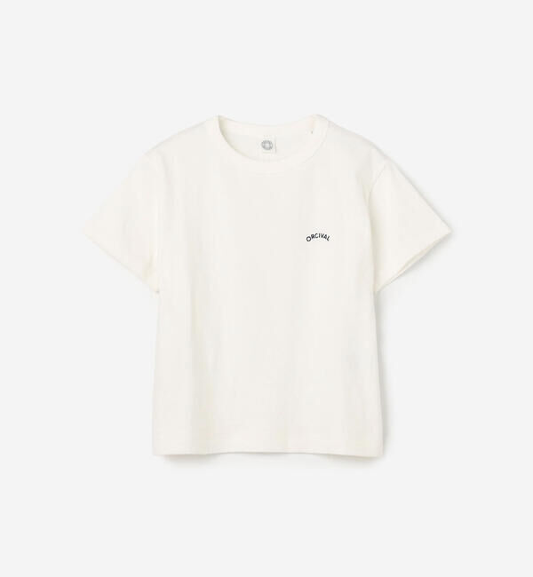 ORCIVAL「ORCIVAL | アンイーブンジャージー 刺繍ショートスリーブTシャツ WOMEN」|Tシャツ・カットソー|
