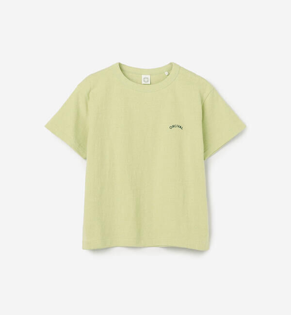 ORCIVAL「ORCIVAL | アンイーブンジャージー 刺繍ショートスリーブTシャツ WOMEN」|Tシャツ・カットソー|