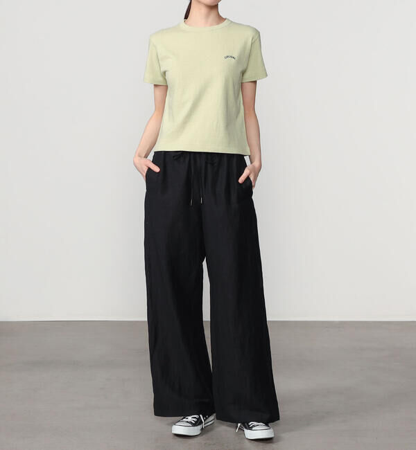 ORCIVAL「ORCIVAL | アンイーブンジャージー 刺繍ショートスリーブTシャツ WOMEN」|Tシャツ・カットソー|