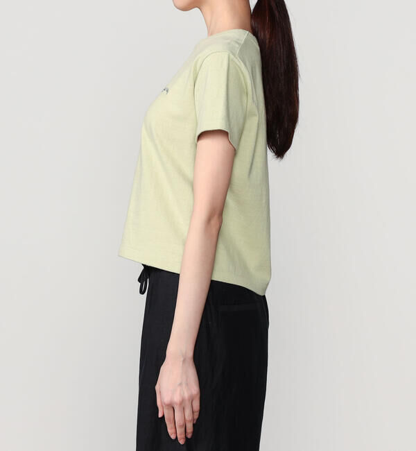 ORCIVAL「ORCIVAL | アンイーブンジャージー 刺繍ショートスリーブTシャツ WOMEN」|Tシャツ・カットソー|