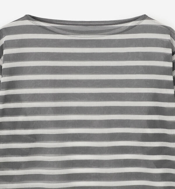 ORCIVAL「ORCIVAL | シースルー ボートネック長袖カットソー WOMEN」|Tシャツ・カットソー|