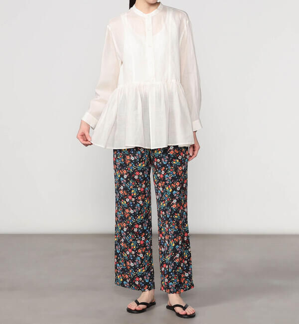  「MEYAME | フラワープリント イージーパンツ WOMEN」|その他|