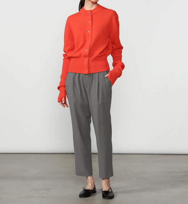  「MORRIS & SONS | ポリエステルツイルストレッチ イージーパンツ WOMEN」|チノ|GREY