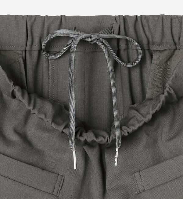  「MORRIS & SONS | ポリエステルツイルストレッチ イージーパンツ WOMEN」|チノ|