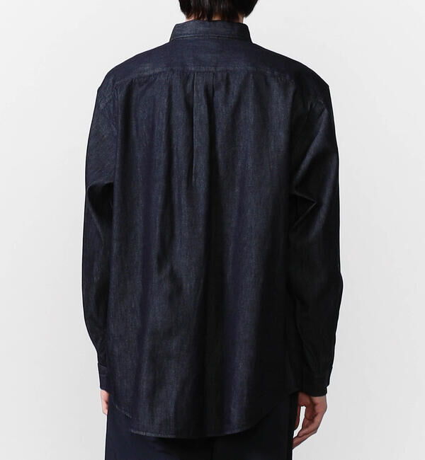 DANTON「DANTON | デニムダンガリー ボタンダウン長袖シャツ MEN」|シャツ・ブラウス|