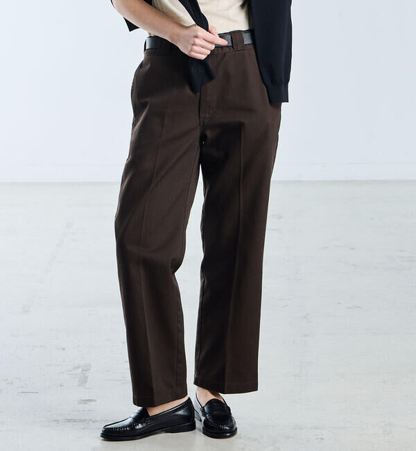  「Dickies | 〈別注〉チノスラックス WOMEN」|チノ|BROWN